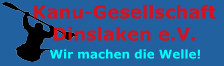 Kanu-Gesellschaft Dinslaken e.V. - Paddeln Wanderfahrten Wildwasser Rodeo Brandungspaddeln Rhein Paddel Boote Kanu Kanadier Verein Wassersport Familiensport